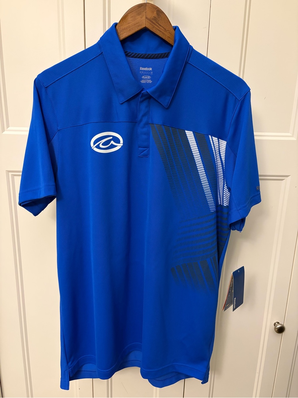 Reebok Ocean Athletics Men’s Blue Performance Polo Shirt